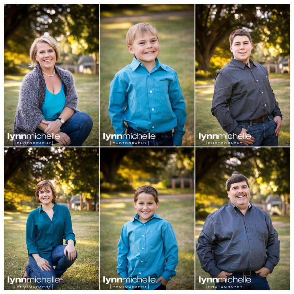 individual blue and grey family pictures at lee park dallas