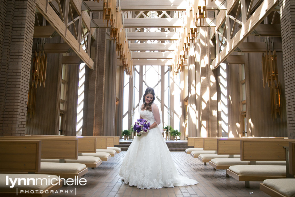 traditional bridal photography at MLC chapel fort worth